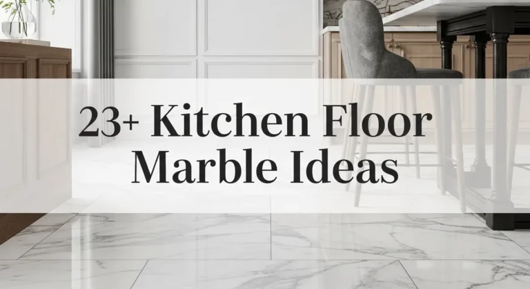 23+ Inspiring Kitchen Floor Marble Ideas for Timeless Elegance