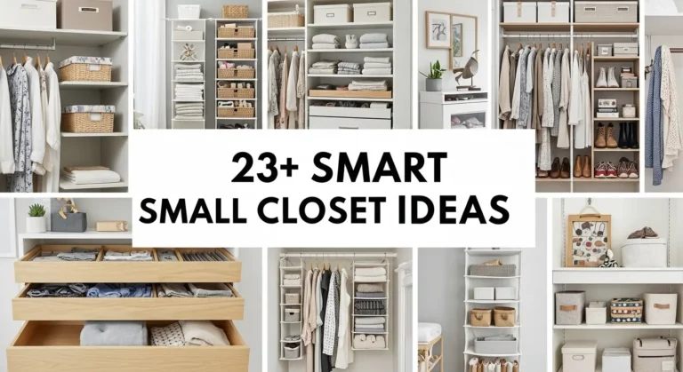 23+ Smart Small Closet Ideas to Maximize Storage