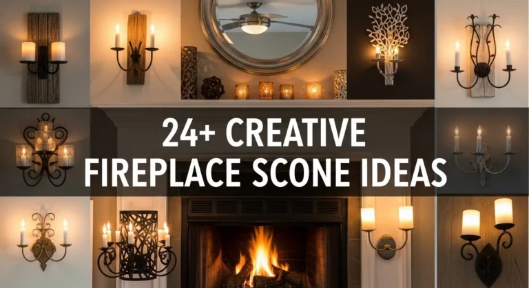 24+ Creative Fireplace Sconce Ideas for a Cozy Atmosphere