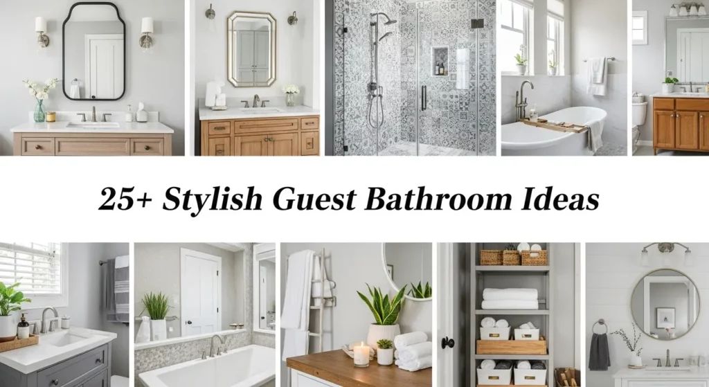25+ Stylish Guest Bathroom Ideas to Impress Your Visitors
