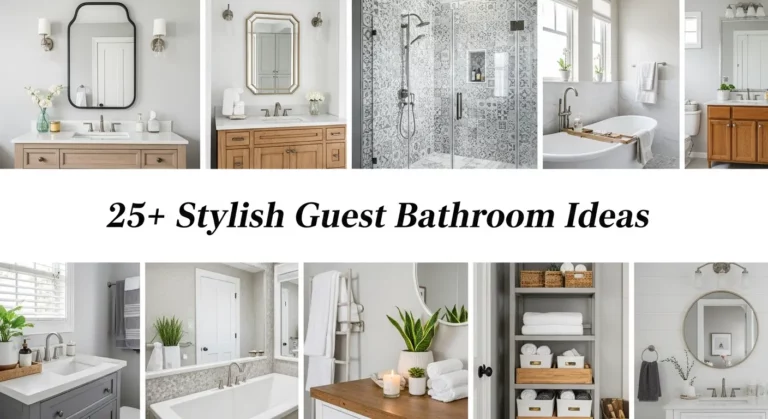 25+ Stylish Guest Bathroom Ideas to Impress Your Visitors