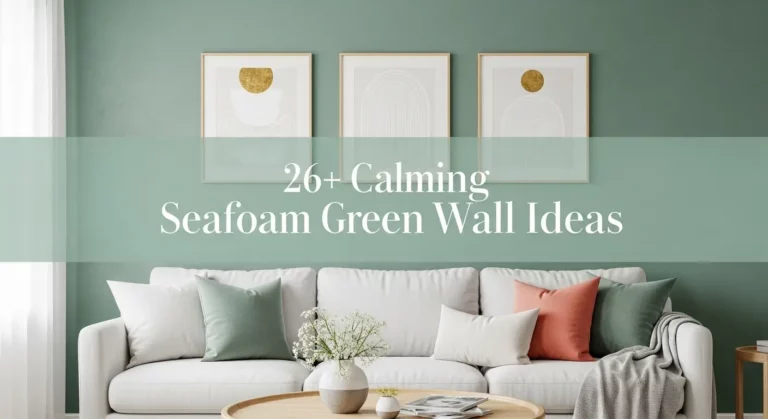 26+ Calming Seafoam Green Wall Ideas for Peaceful Interiors