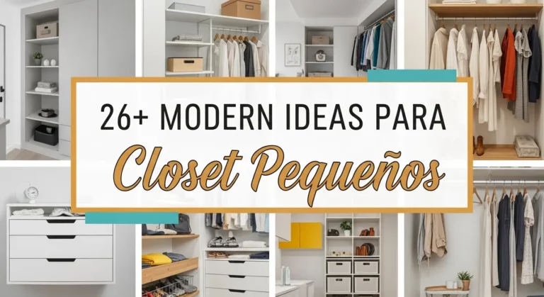 26+ Modern Ideas para Closet Pequeños