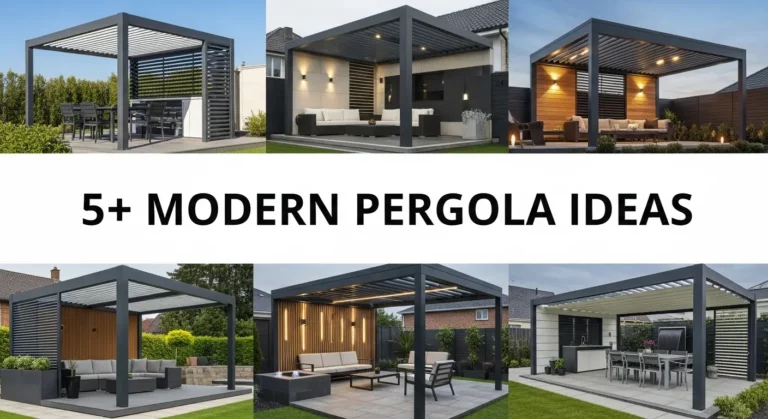 5+ Modern Pergola Ideas to Upgrade Your Outdoor Living