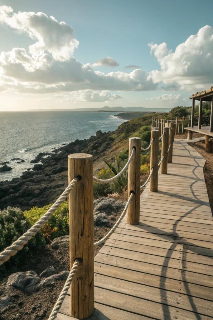 16+ Rustic Deck Railing Ideas for Log Cabins and Mountain Homes