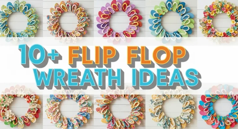 10+ Flip Flop Wreath Ideas for Beach House Vibes