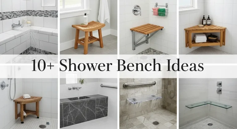 10+ Shower Bench Ideas to Transform Your Bathroom into a Spa