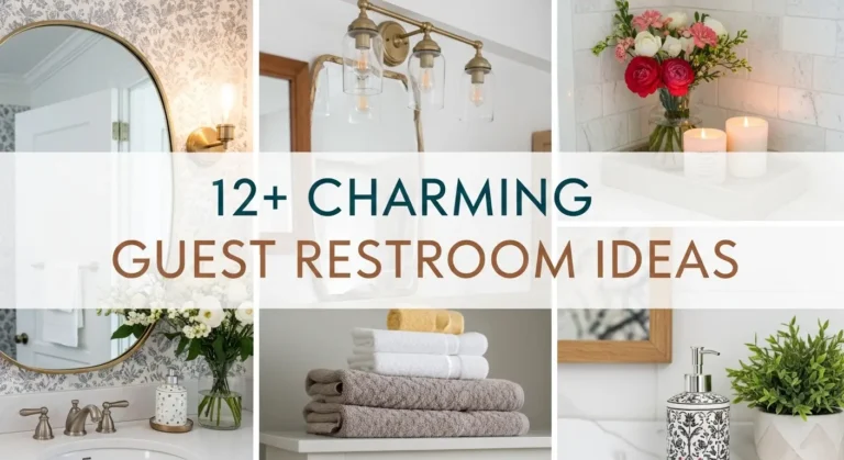 12+ Charming Guest Restroom Ideas to Impress Your Visitors