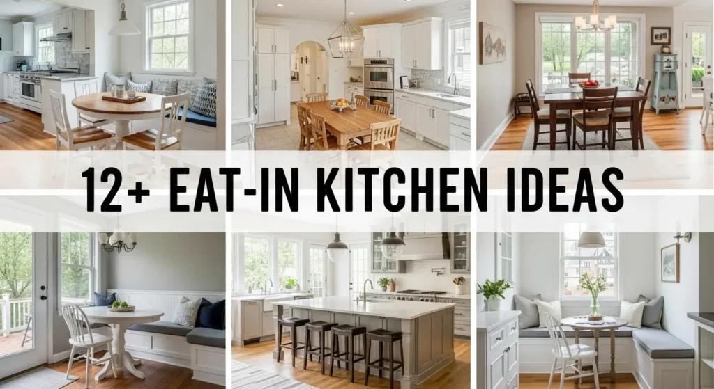 12+ Eat-In Kitchen Ideas to Create the Perfect Family Dining Space