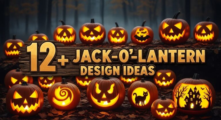 12+ Jack-O'-Lantern Design Ideas to Light Up Your Halloween Night