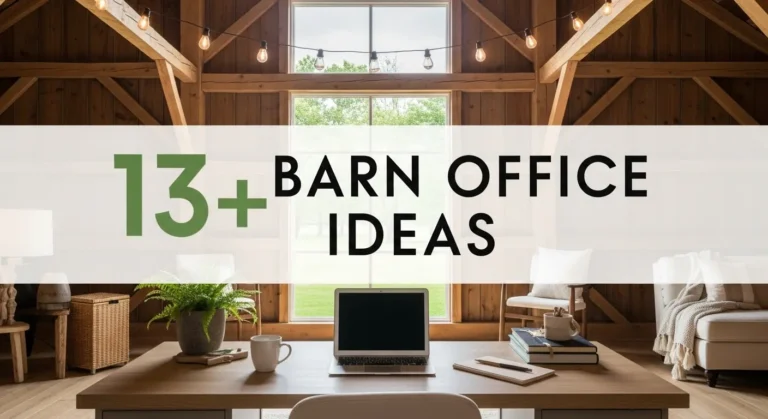 13+ Barn Office Ideas for the Ultimate Work-From-Home Setup