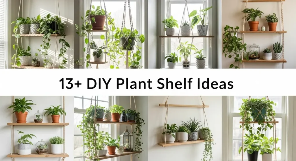 13+ DIY Plant Shelf Ideas to Transform Your Home Into a Green Paradise