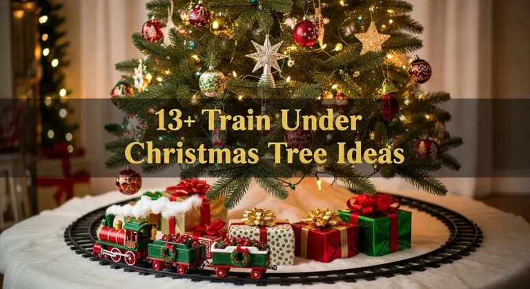 13+ Train Under Christmas Tree Ideas to Transform Your Holiday Display