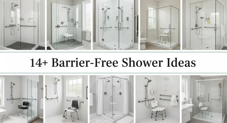 14+ Barrier-Free Shower Ideas for Accessible Bathroom Design