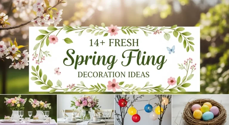 14+ Fresh Spring Fling Decoration Ideas That'll Make You Fall in Love