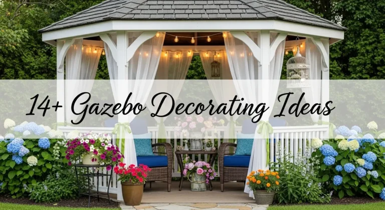 14+ Gazebo Decorating Ideas That Blend Indoor and Outdoor Living