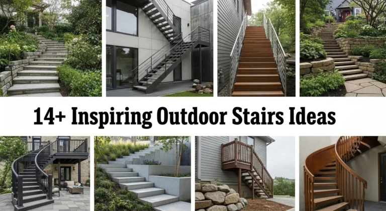 14+ Inspiring Outdoor Stairs Ideas to Transform Your Landscape