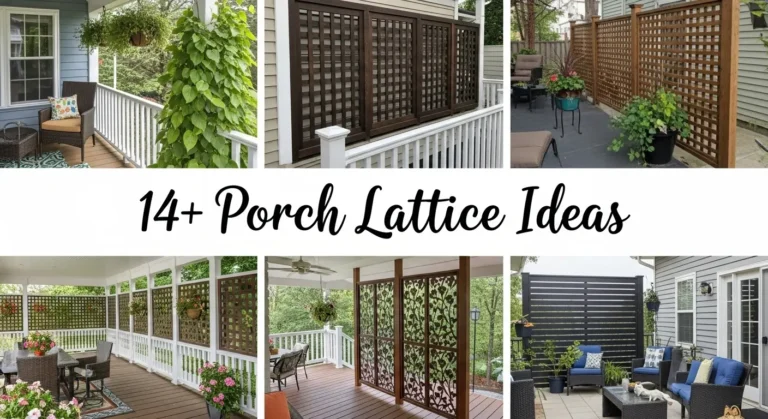 14+ Porch Lattice Ideas That Add Instant Charm