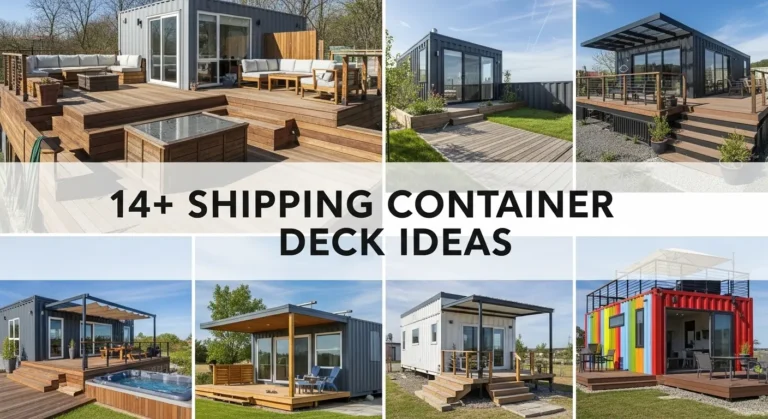 14+ Shipping Container Deck Ideas to Transform Your Outdoor Space