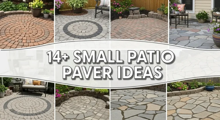 14+ Small Patio Paver Ideas for Modern Outdoor Living