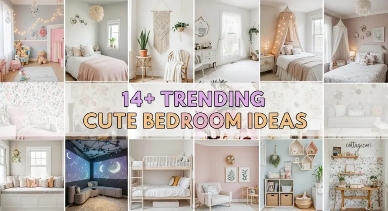 14+ Trending Cute Bedroom Ideas From Minimalist to Maximalist Vibes