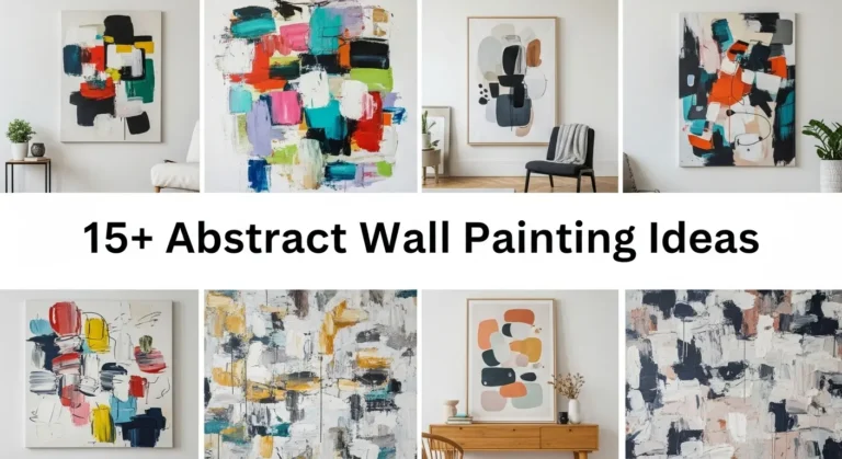 15+ Abstract Wall Painting Ideas Inspired by Nature and Landscapes