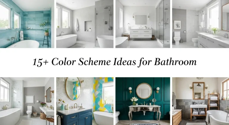 15+ Color Scheme Ideas for Bathrooms That Never Go Out of Style