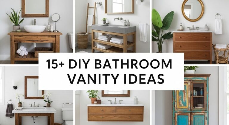 15+ Creative DIY Bathroom Vanity Ideas to Transform Your Space