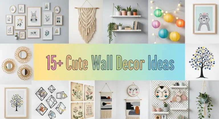 15+ Cute Wall Decor Ideas That'll Instantly Brighten Any Space