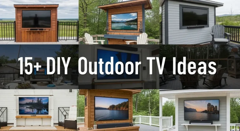 15+ DIY Outdoor TV Ideas to Transform Your Backyard Entertainment
