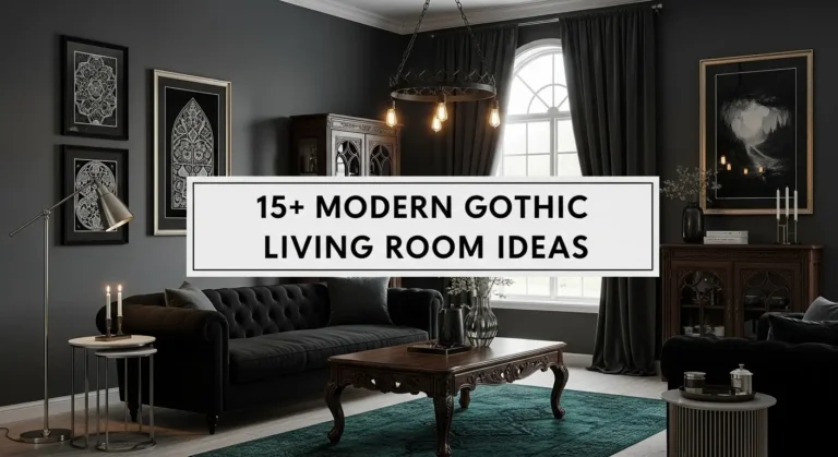 15+ Elegant Modern Gothic Living Room Ideas