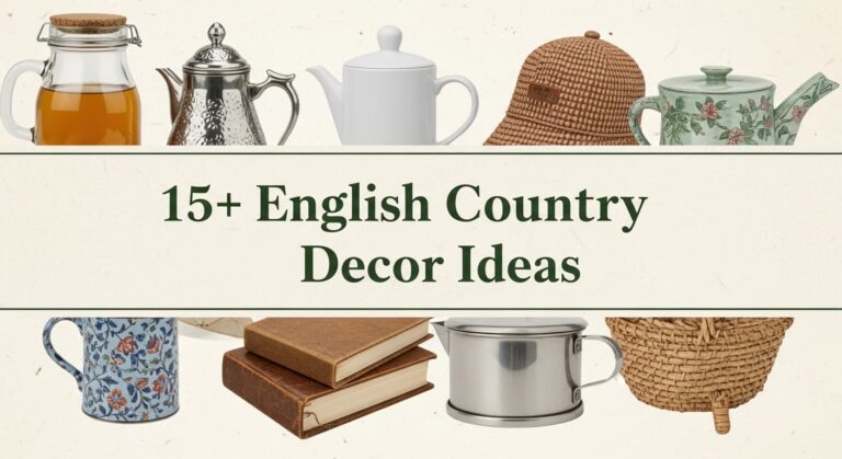 15+ English Country Decor Ideas to Transform Your Home Into a Cozy Cottage