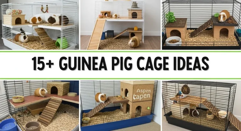 15+ Guinea Pig Cage Ideas for Happy & Healthy Pets