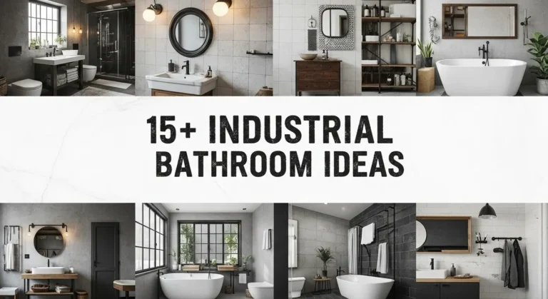 15+ Industrial Bathroom Ideas That Transform Your Space Into a Modern Sanctuary