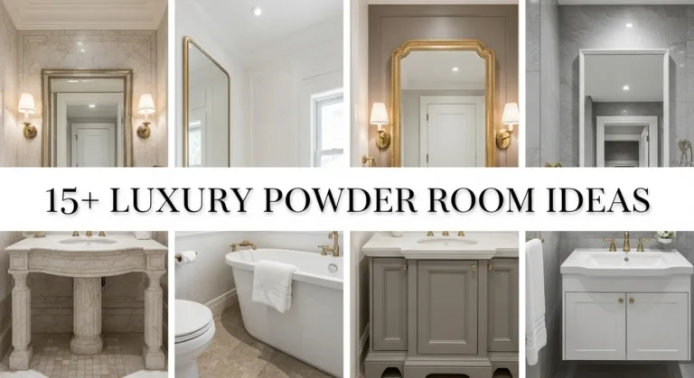15+ Luxury Powder Room Ideas That Will Transform Your Guest Space
