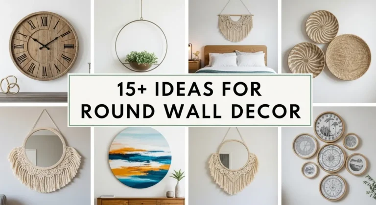15+ Modern Ideas for Round Wall Decor in Contemporary Homes