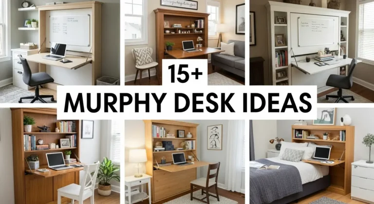 15+ Murphy Desk Ideas to Transform Your Small Space Into a Productive Workspace