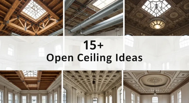 15+ Open Ceiling Ideas for Modern Living Spaces