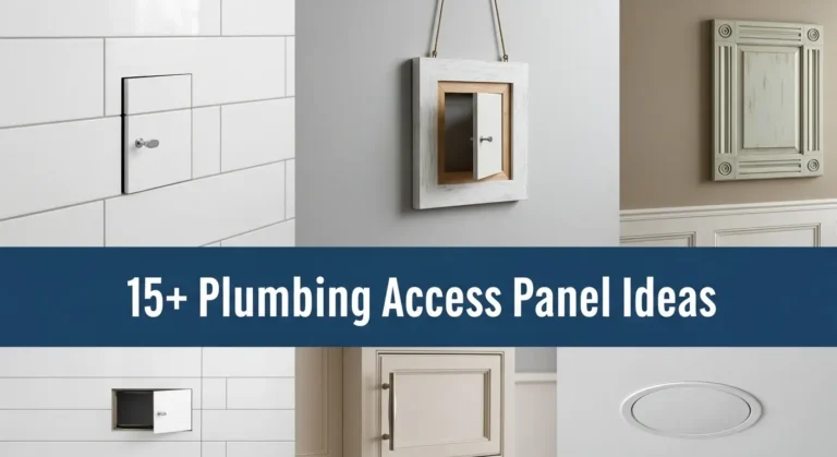 15+ Plumbing Access Panel Ideas with Extra Storage