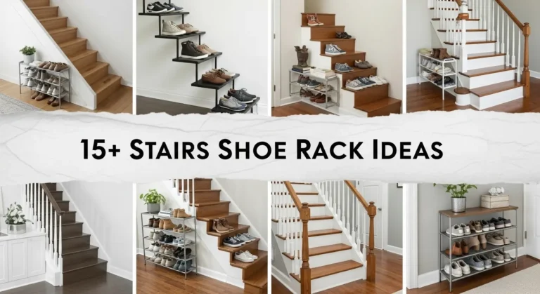 15+ Stairs Shoe Rack Ideas to Transform Your Entryway Storage