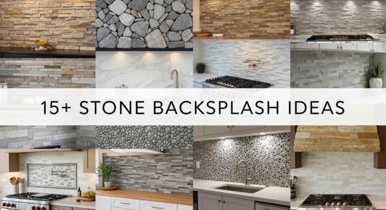 15+ Stone Backsplash Ideas That Add Texture and Character to Your Kitchen