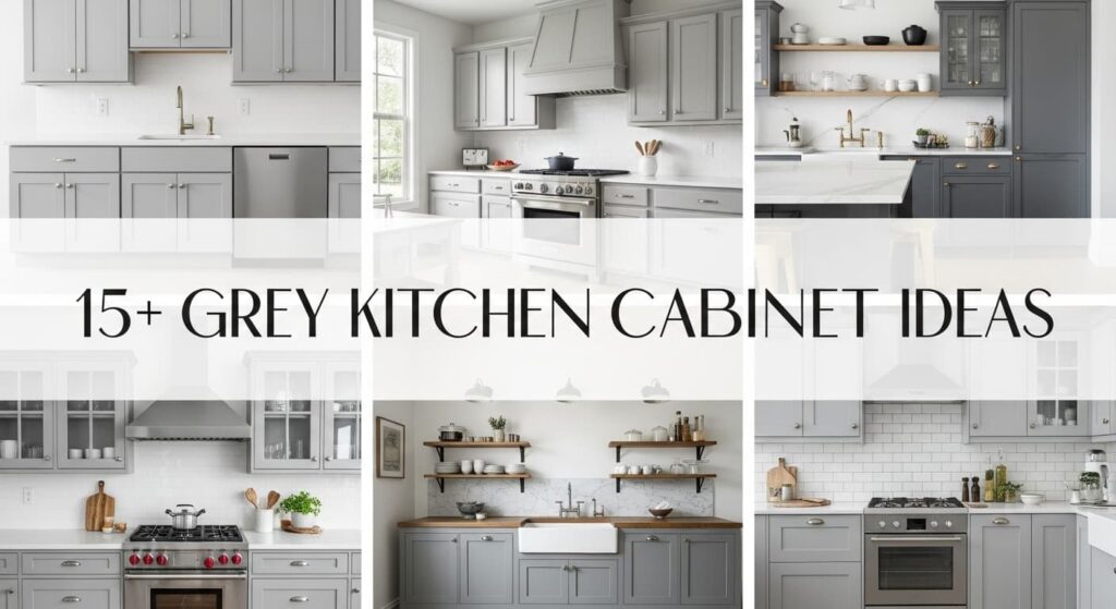 15+ Stunning Grey Kitchen Cabinet Ideas for Modern Home Design