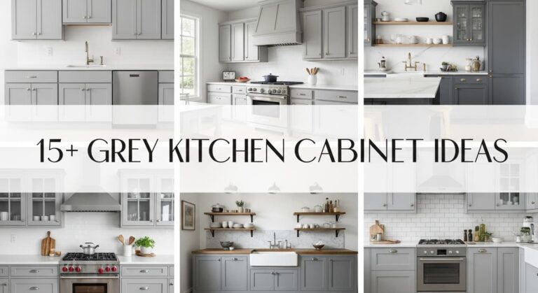 15+ Stunning Grey Kitchen Cabinet Ideas for Modern Home Design