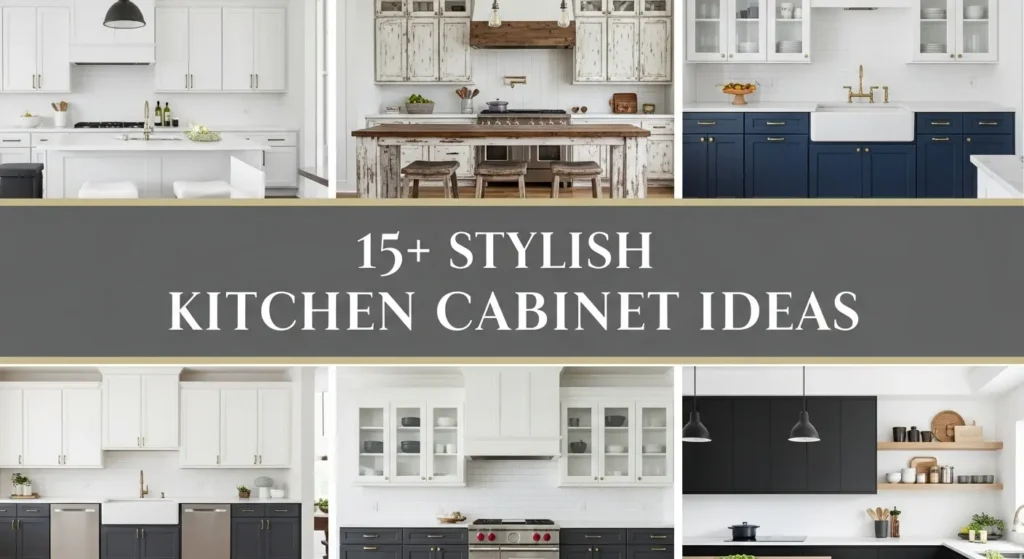 15+ Stylish Kitchen Cabinet Ideas to Maximize Style & Storage