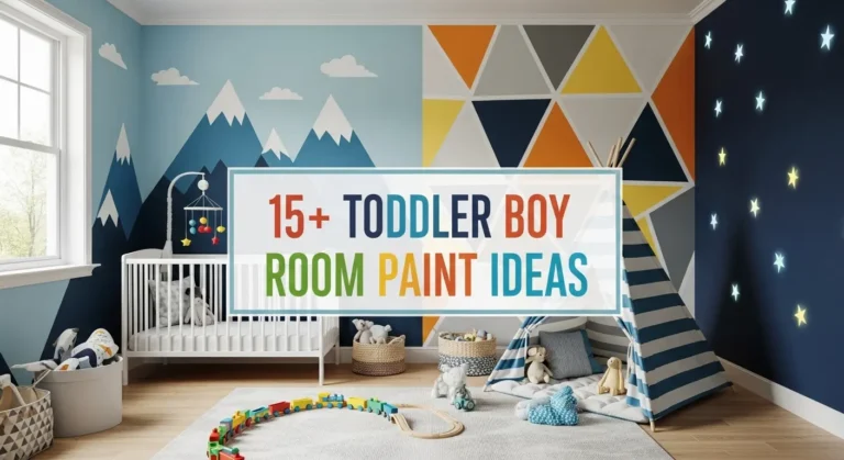 15+ Toddler Boy Room Paint Ideas That Encourage Learning and Play