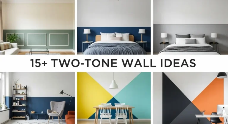 15+ Two-Tone Wall Ideas to Create the Perfect Accent Wall