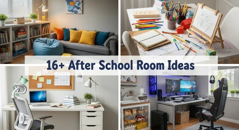 16+ After School Room Ideas That Make Homework Time Actually Fun