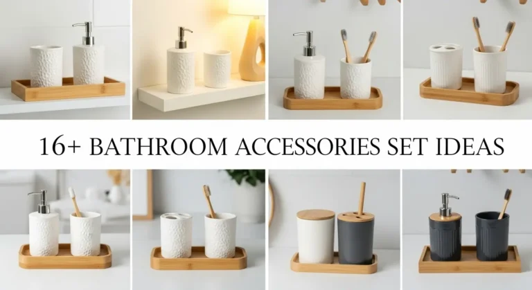 16+ Bathroom Accessories Set Ideas That Look Expensive