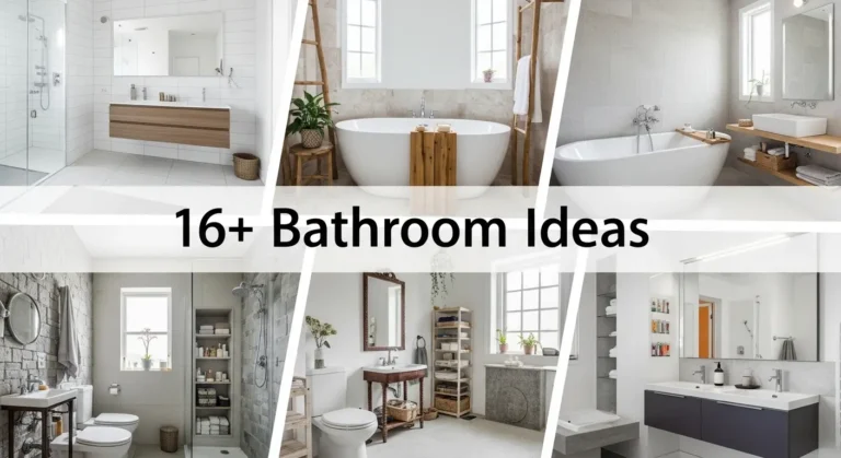 16+ Bathroom Ideas With Walk-In Showers and Stunning Tile Work