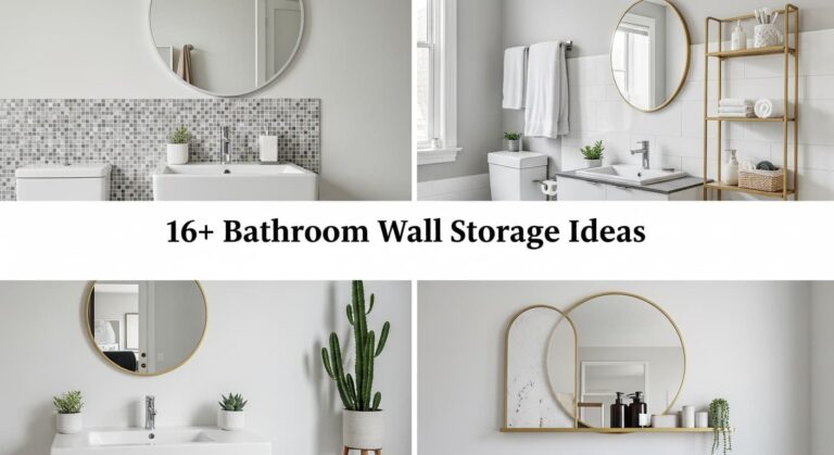16+ Bathroom Wall Storage Ideas to Maximize Your Space